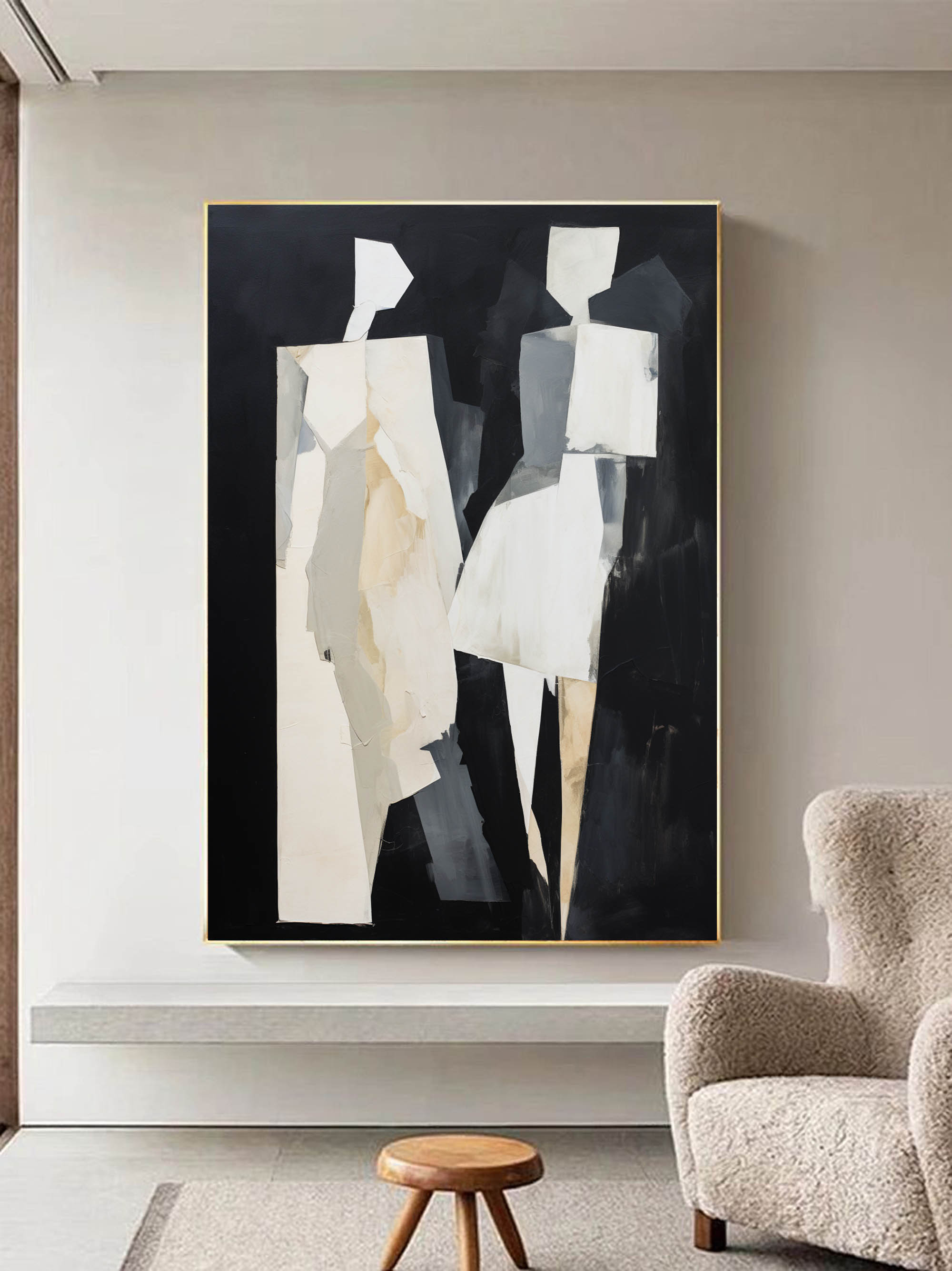 Contemporary Minimalist Art MA004 - Neutralighting