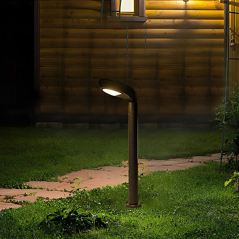 Vnia Minimalist Powered Sleek Outdoor Lawn Lamp