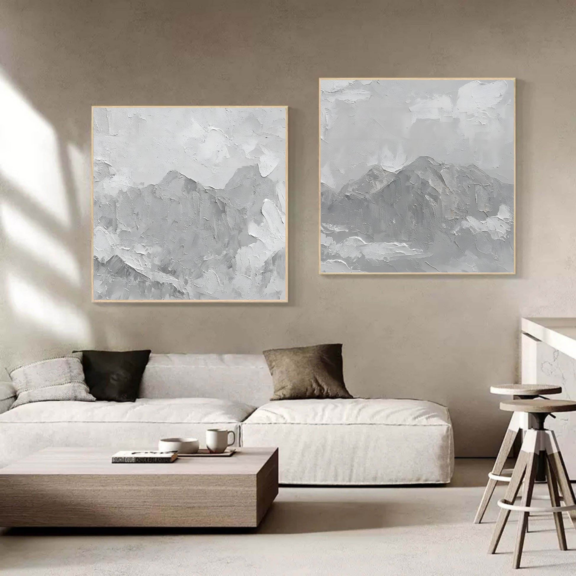 Abstract Painting Set Of 2 SP078 - Neutralighting