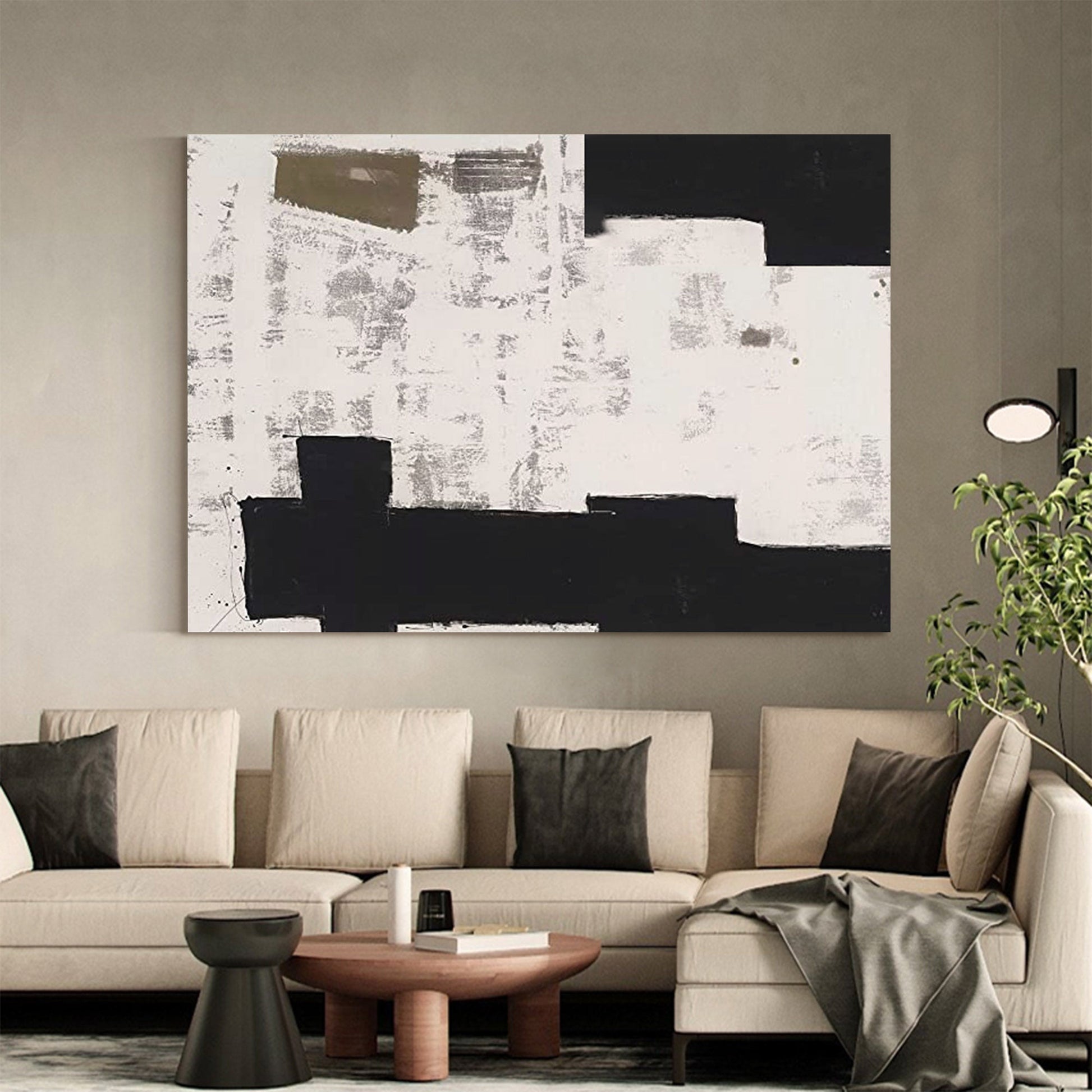 Wabi-sabi Minimalist Painting ABAH98 - Neutralighting