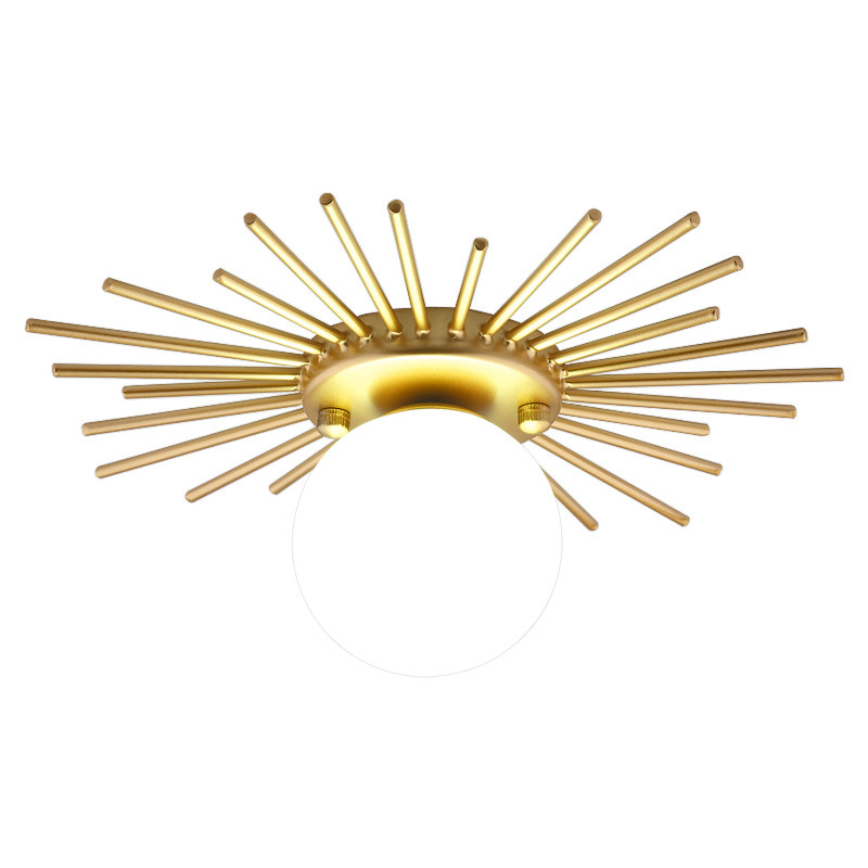 Elow Ceiling Lamp Brass Starburst Glam Modern-Neutral Decor