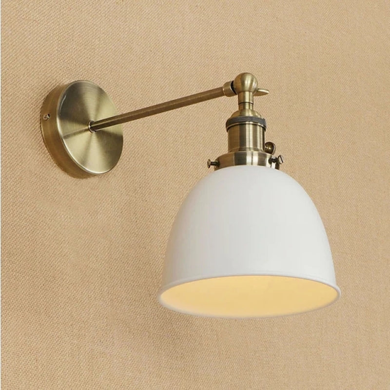 Epoch Hanging Wall Lamp Retro/Vintage, Metal/LED, Black/White/Gray, Bedroom - Neutral Decor