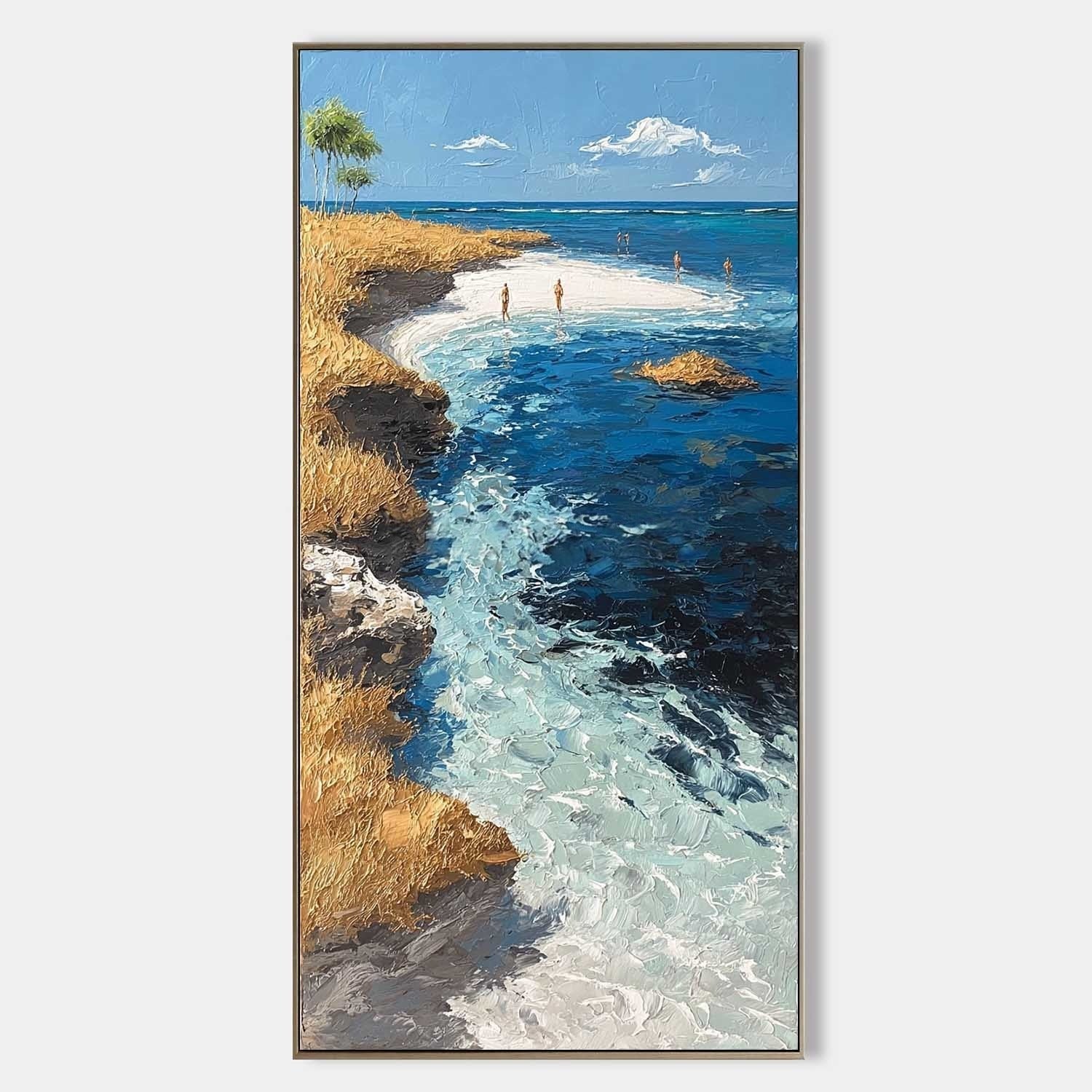 Tropical Peninsula Impasto Painting - Neutralighting