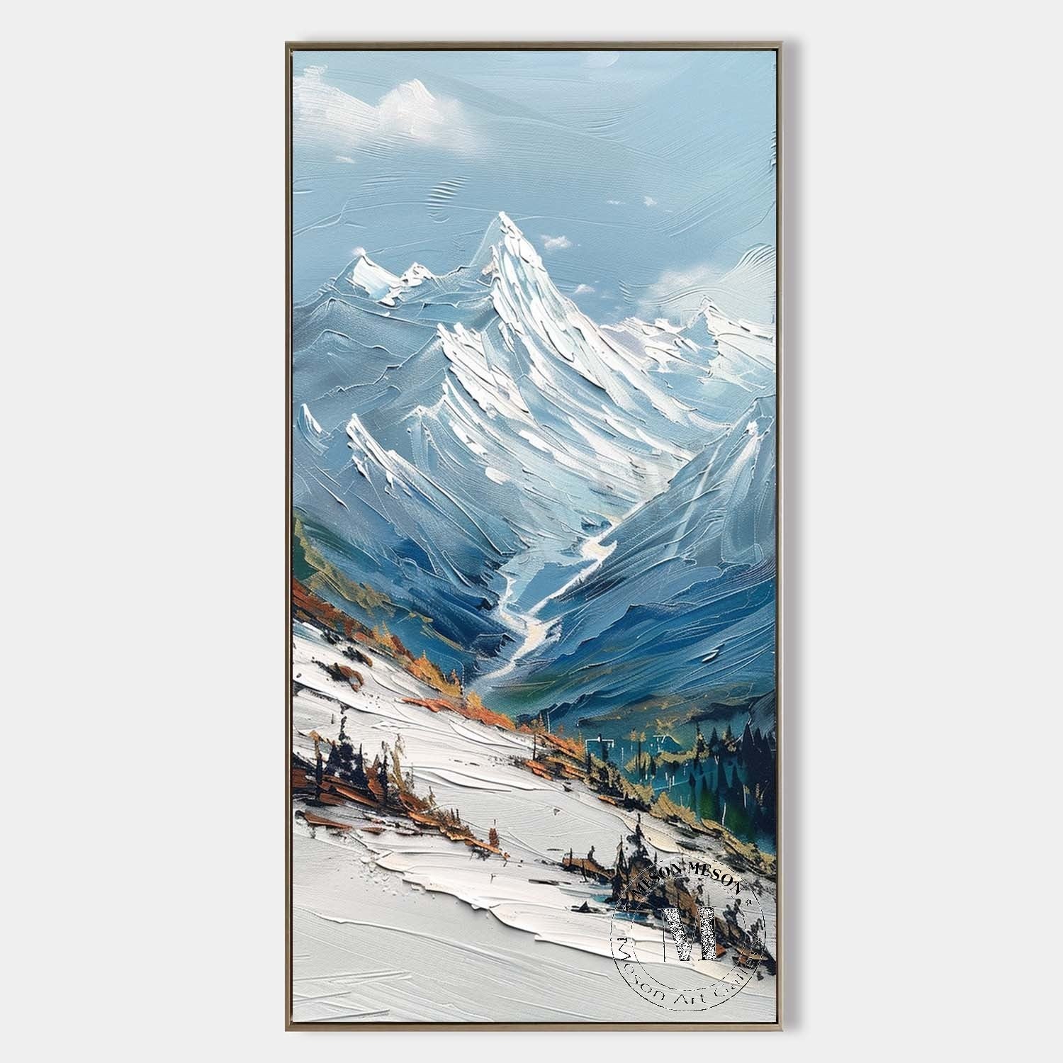 Plaster Art Texture Painting SG338 - Neutralighting