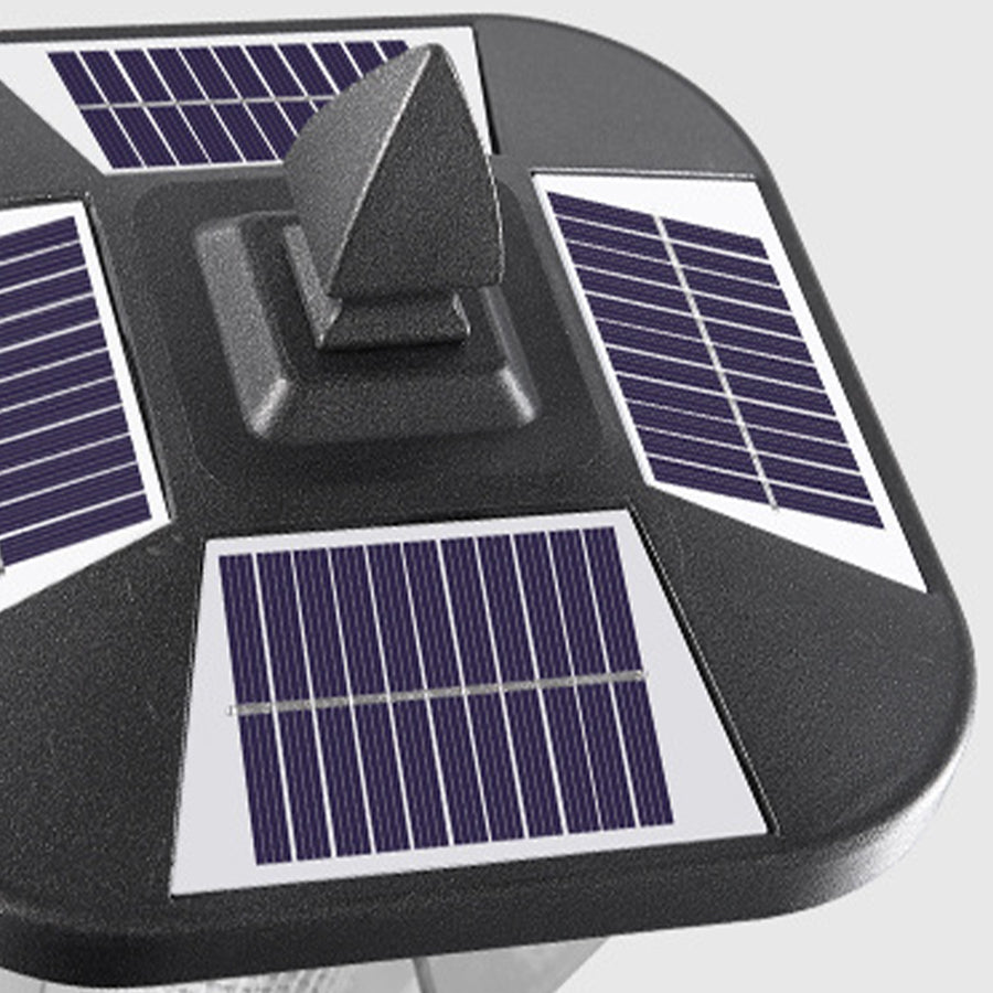 Paxton LED Solar Pyramid Outdoor Pillar Lights