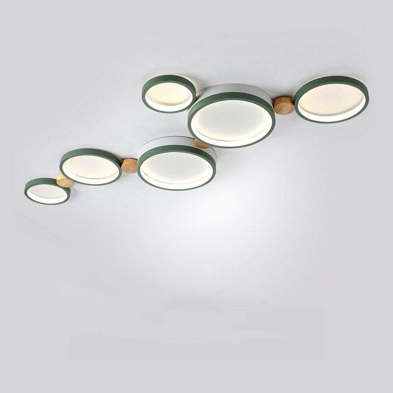Arisha Round Flush Mount Ceiling Light 3 Colour 3/4/5/6/7 Heads - Neutral Decor