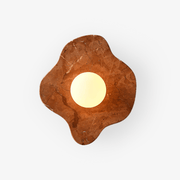 Bloom Rustic Marble Wall Lamp-Neutral Decor