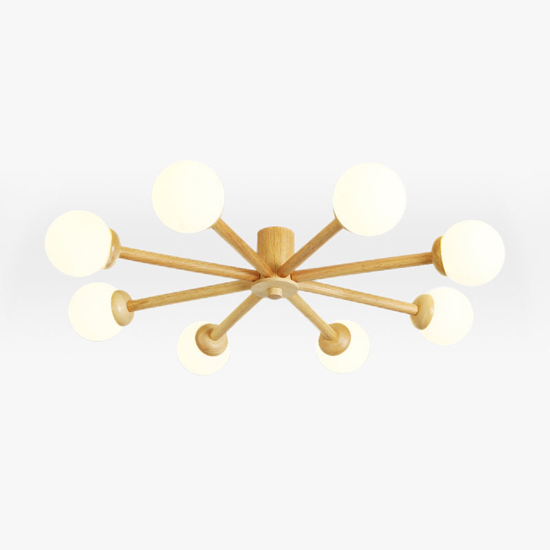 Muto Ceiling Light, Dimmable 6/8 Head - Neutral Decor