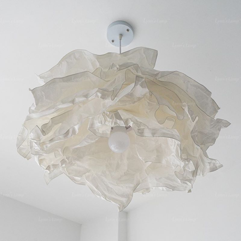 Ritta Pendant Light Wabi-sabi Cloud Paper - Neutral Decor