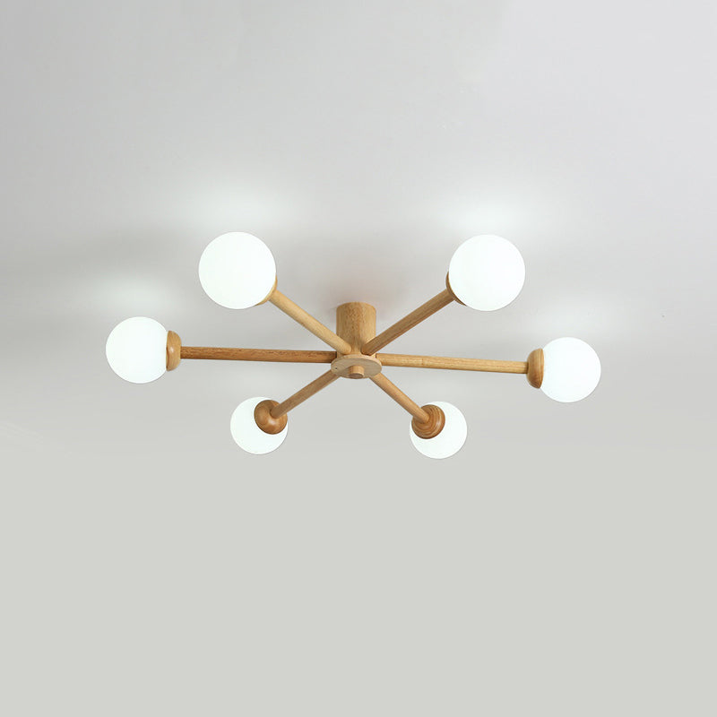 Muto Ceiling Light, Dimmable 6/8 Head - Neutral Decor