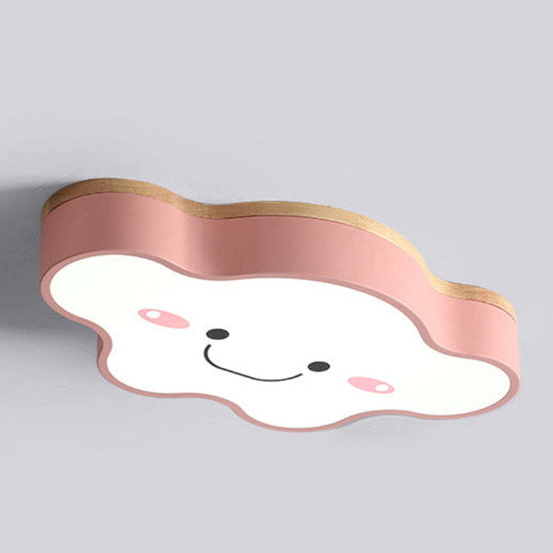 Arisha Creative Art Cloud LED Ceiling Light for Kids Room - Neutral Decor