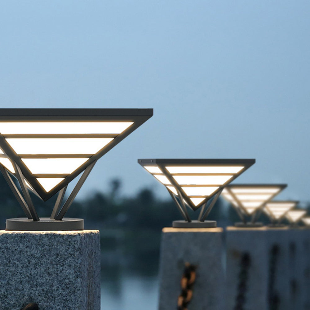 Ray Modern Diamond Metal Outdoor Landscape Pathway Light - Neutral Decor