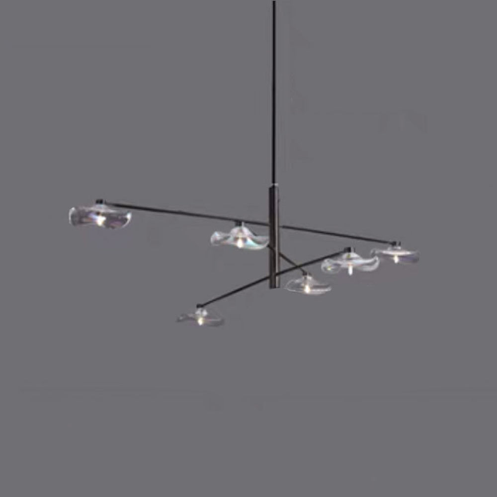 Arisha Modern Branch Metal Pendant Light, Clear/Multicolor - Neutral Decor