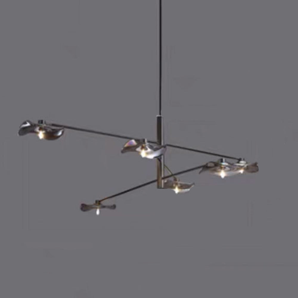 Arisha Modern Branch Metal Pendant Light, Clear/Multicolor - Neutral Decor