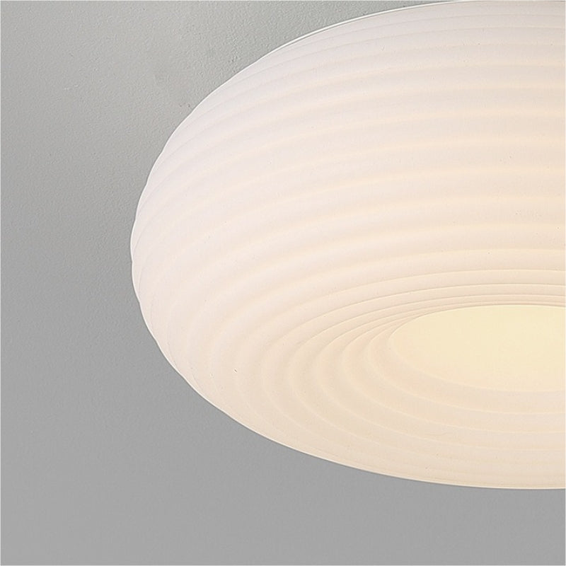 Arisha Flush Mount Ceiling Light Modern, Metal/Acrylic, White, Bedroom - Neutral Decor