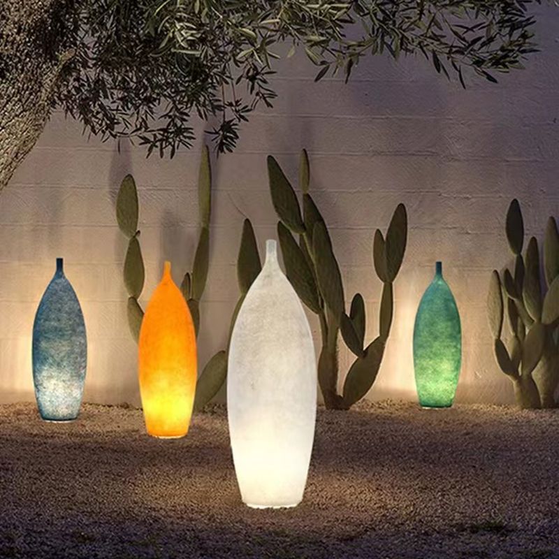 Byers Creative Bottle Resin Floor Lamp, Multi Colors, Hotel - Neutral Decor