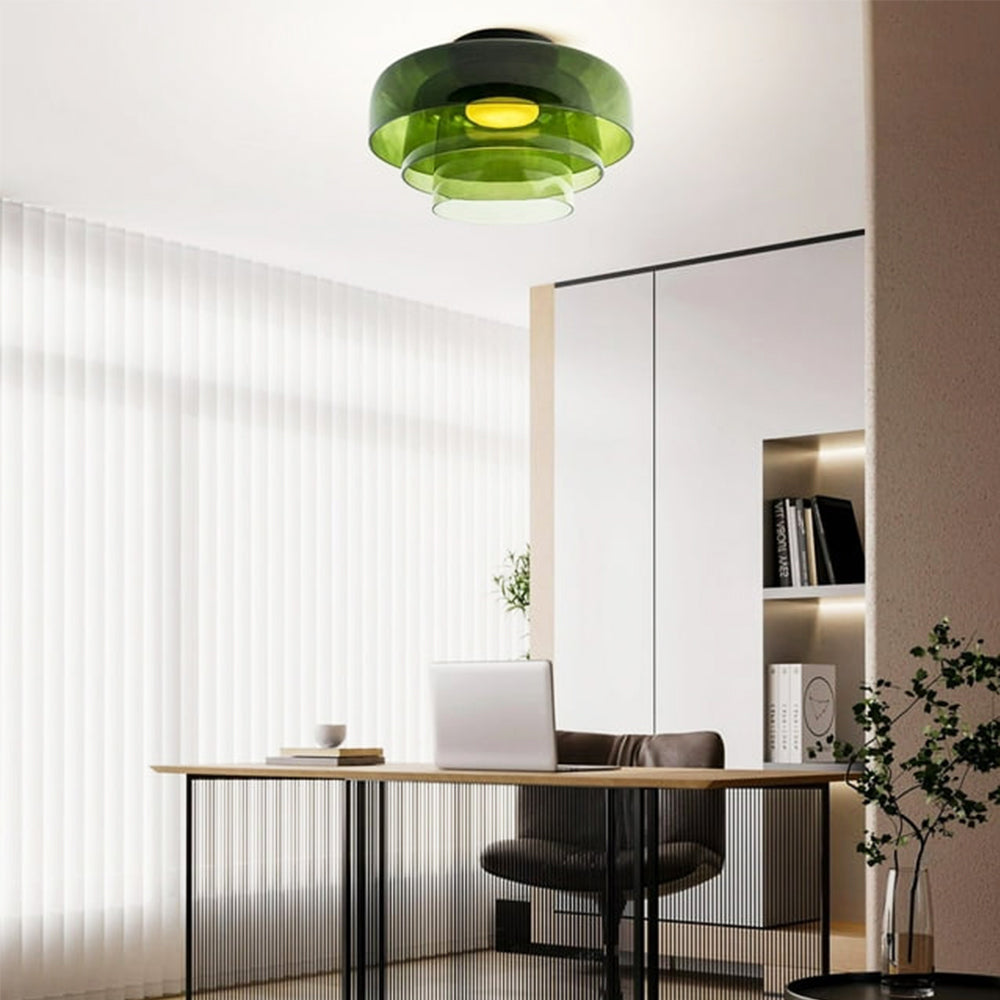 Aria Modern Simple Creative Glass Flush Mount Ceiling Light - Neutral Decor