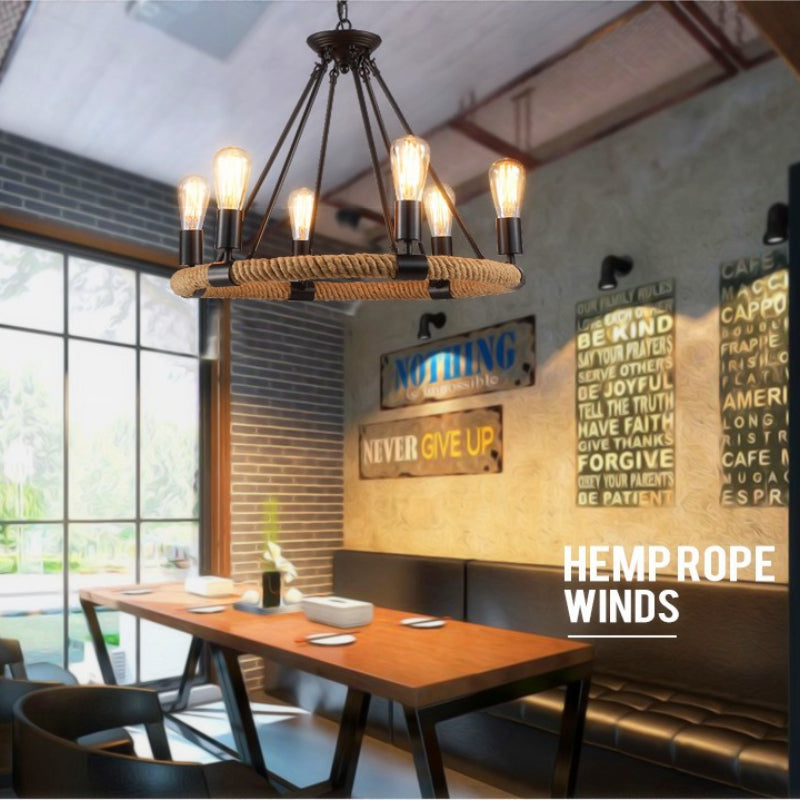 Epoch Design LED Pendant Light Black Metal Dining Room/Living Room/Bar/Restaurant - Neutral Decor