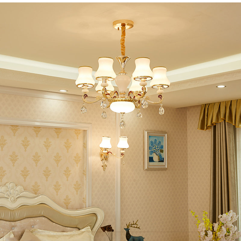 Alessio Retro Pendant Light Metal Glass Living Room Dining Room - Neutral Decor