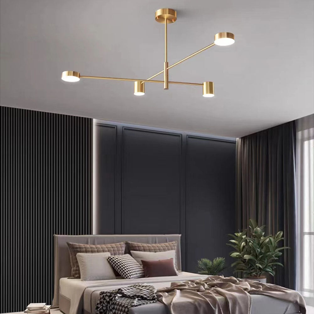 Arisha Pendant Light Branch Industrial Black/Gold, Bedroom - Neutral Decor