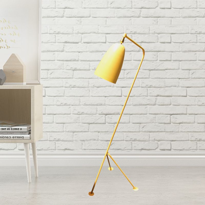 Morandi Modern Metal Cup Black Floor Lamp, Multi Colors - Neutral Decor