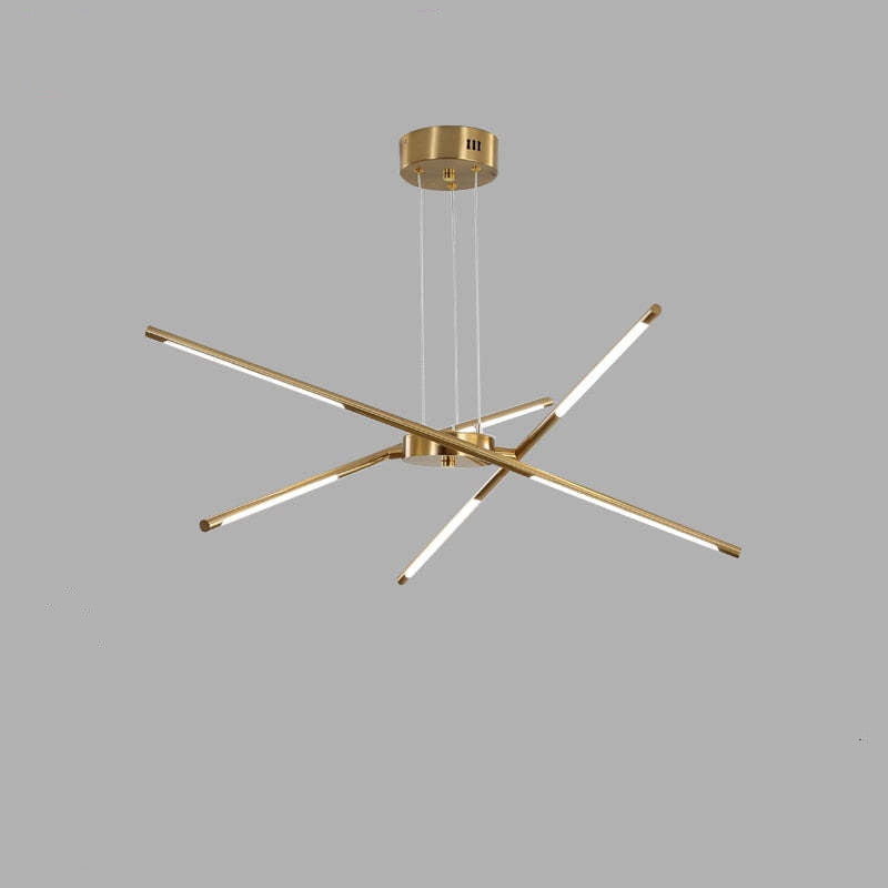 Arisha Pendant Light, Black/Gold, 6/8/10/12 Heads - Neutral Decor