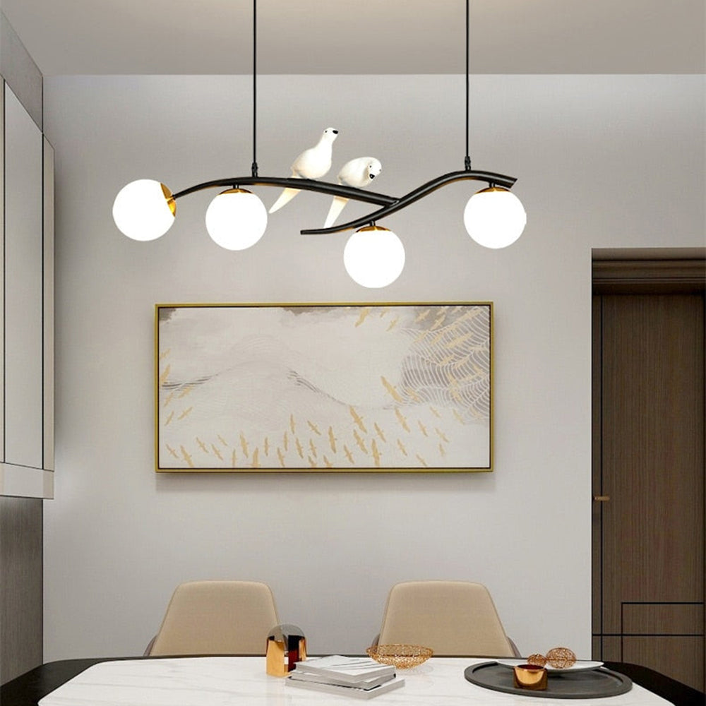 Arisha Mondern Bird Pendant Light, 2 Colour - Neutral Decor