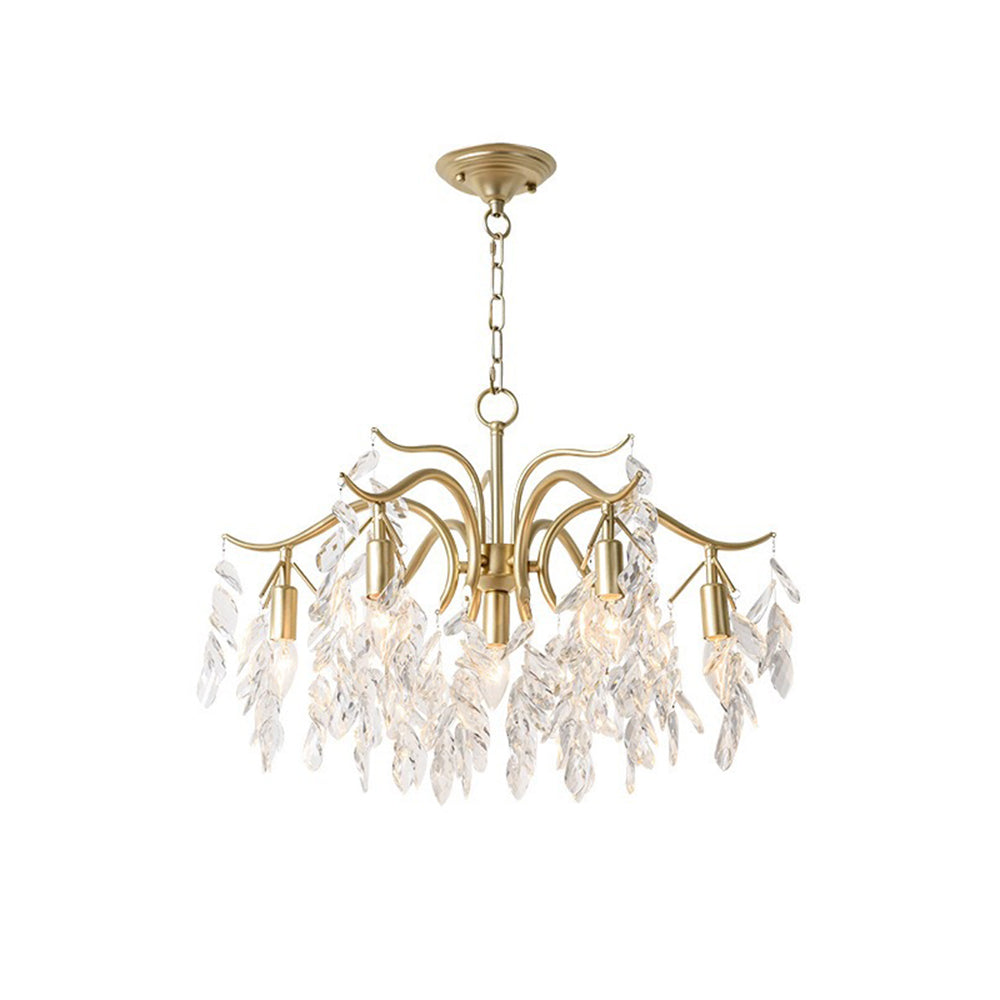 Kristy Luxury Wisteria Flower Crystal Chandelier