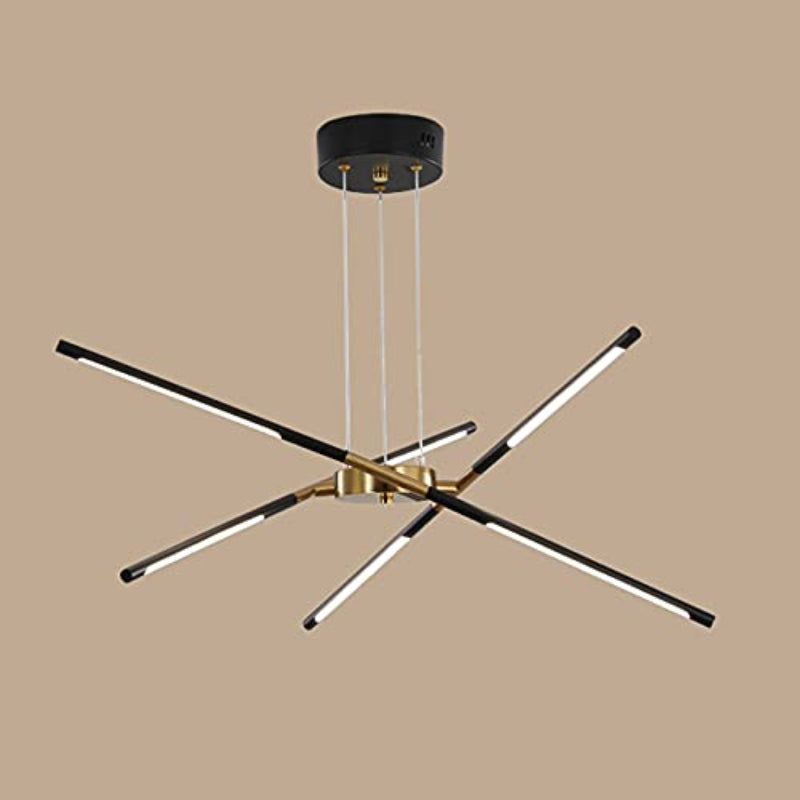 Arisha Pendant Light, Black/Gold, 6/8/10/12 Heads - Neutral Decor