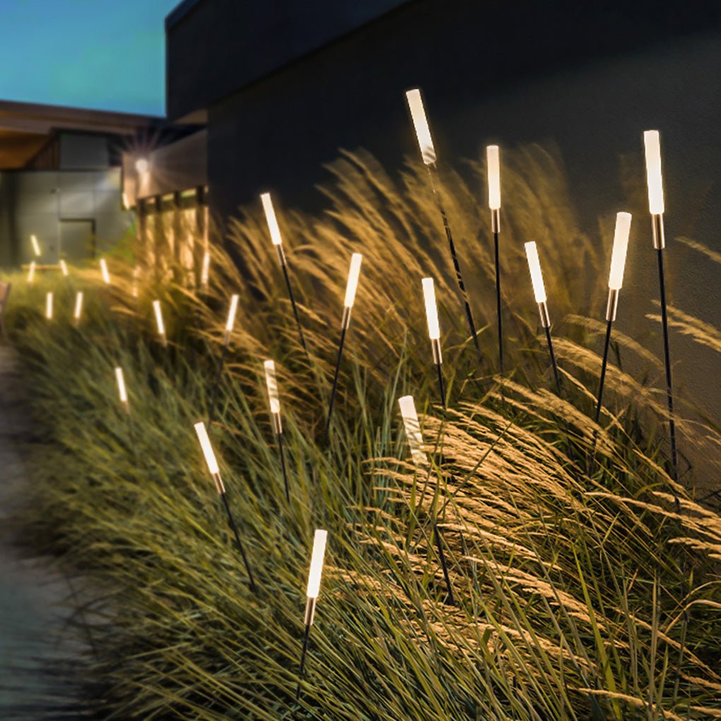 Monica Reed Cattail Landscaping Steel Outdoor Lawns Lighting