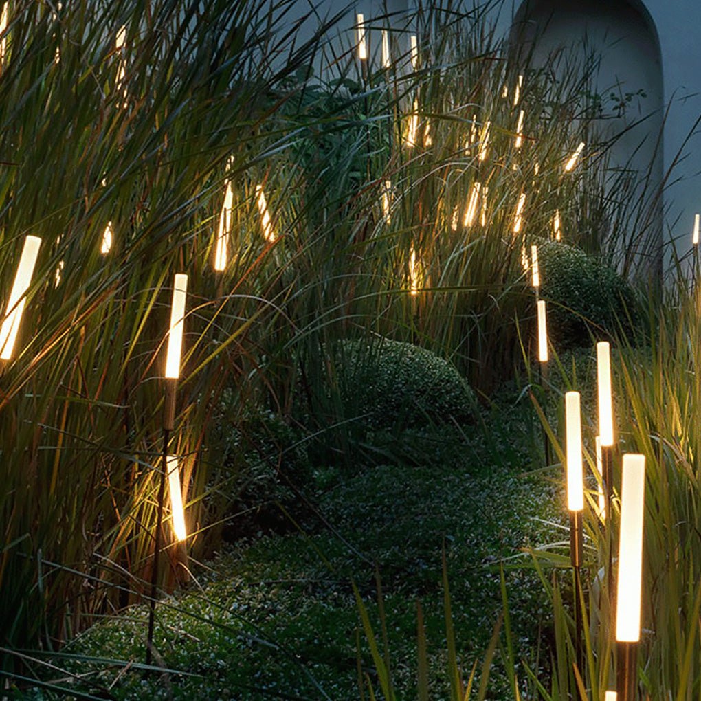 Monica Reed Cattail Landscaping Steel Outdoor Lawns Lighting