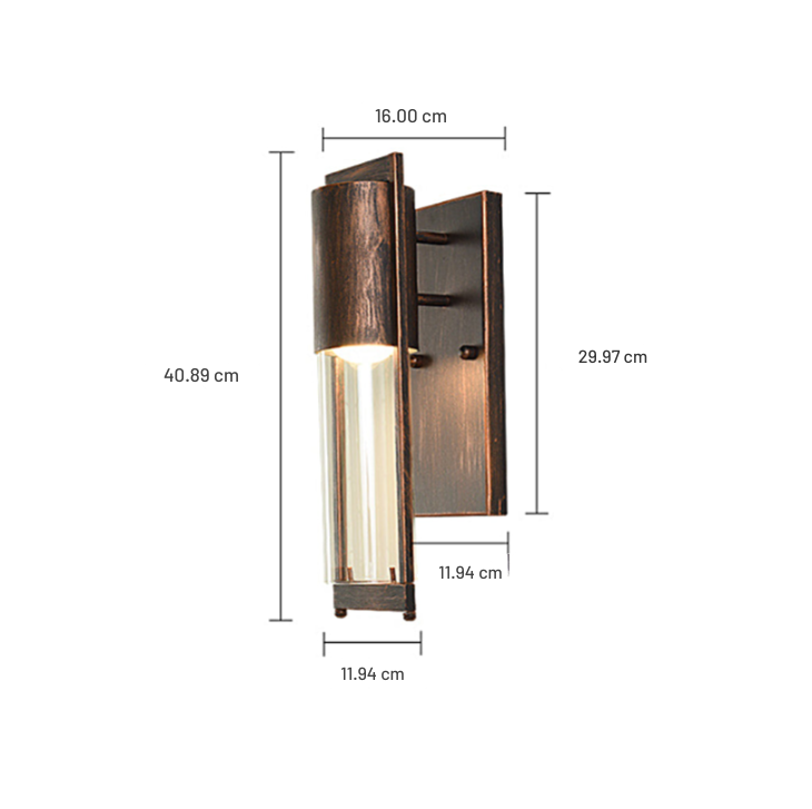 Dwayne Antique Modern Outdoor Sconce Wall Lamp
