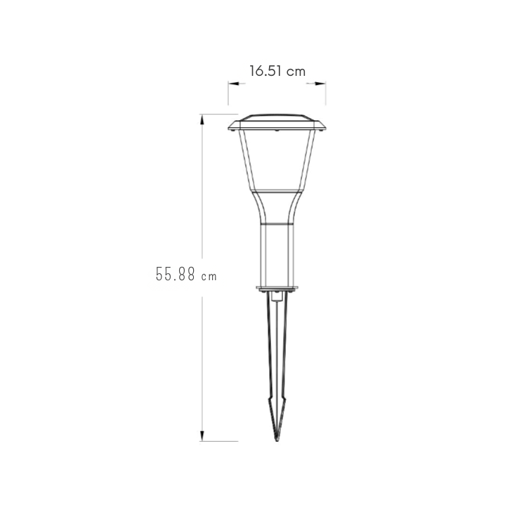 Katrina Modern Minimalist Outdoor Stake Lights