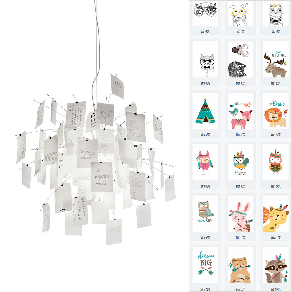 Ortheen Paper Chandelier