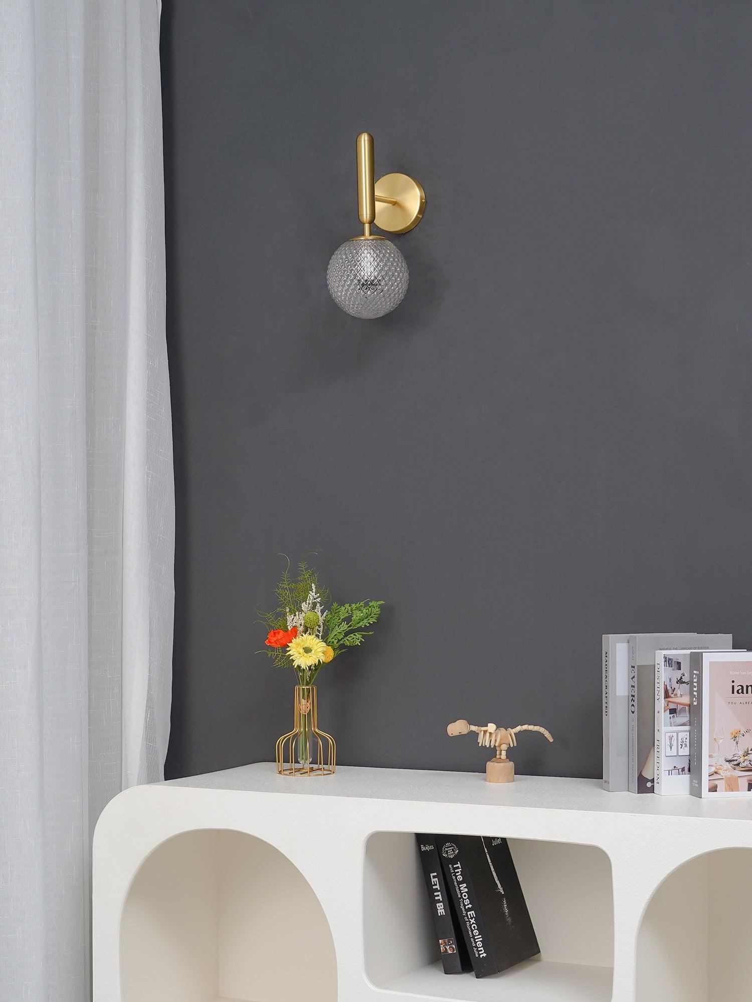 Culorara Modern Minimalist Brass Wall Lamp-Neutral Decor