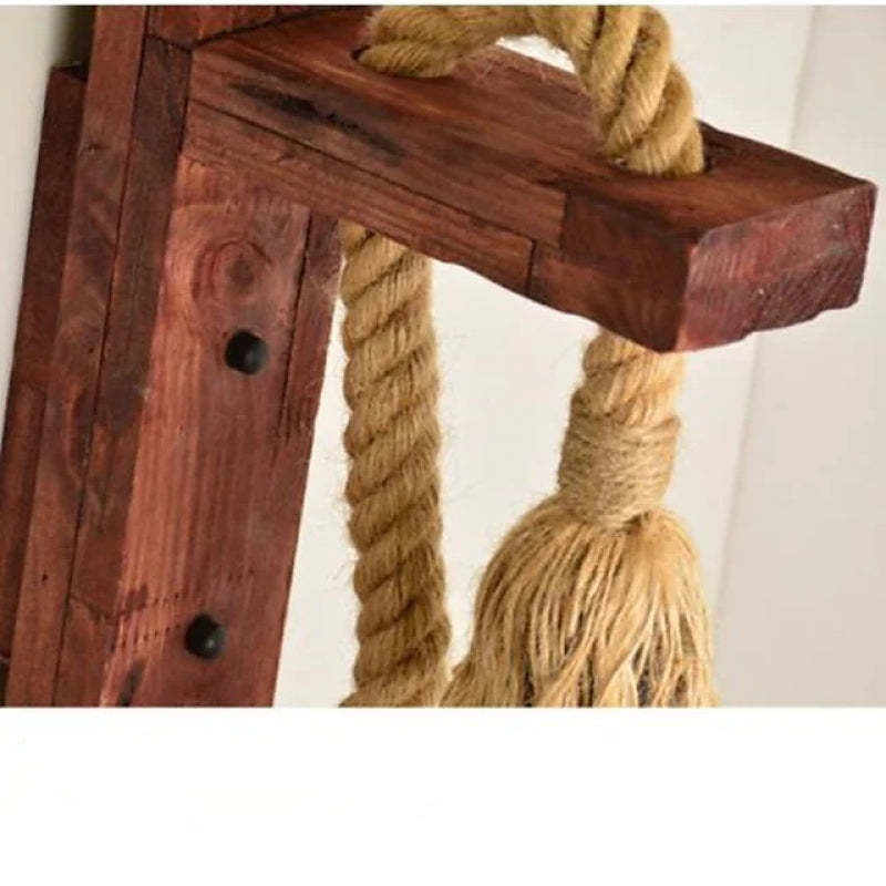 Silva Solid Wood Wall Lamp for Hallway & Living Room - Neutral Decor