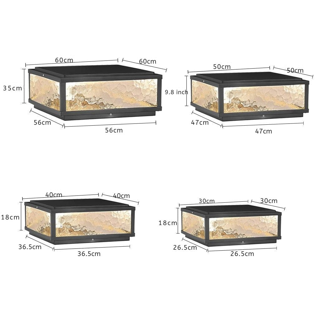 Vrda Modern LED Outdoor Post Fence Pillar Light