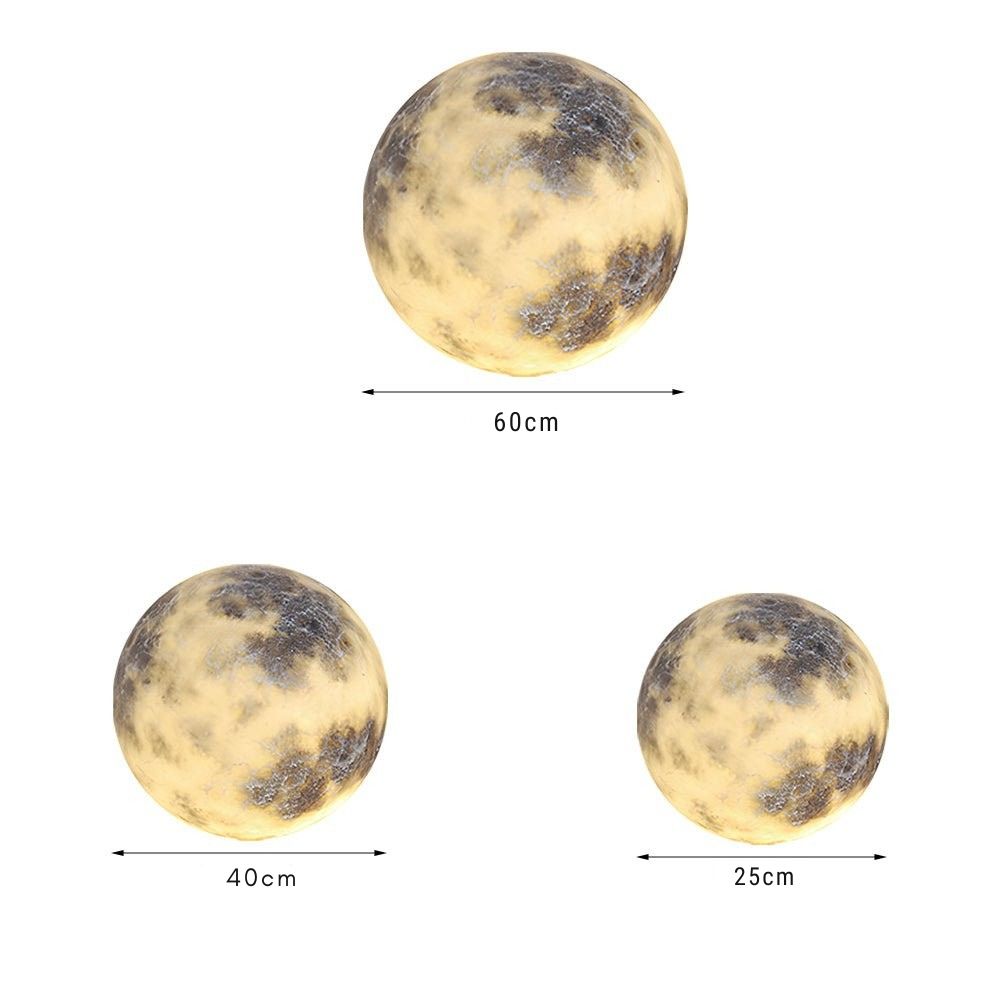 Riche Dreamy Moon Glass Luminous Outdoor Lawn Lamp