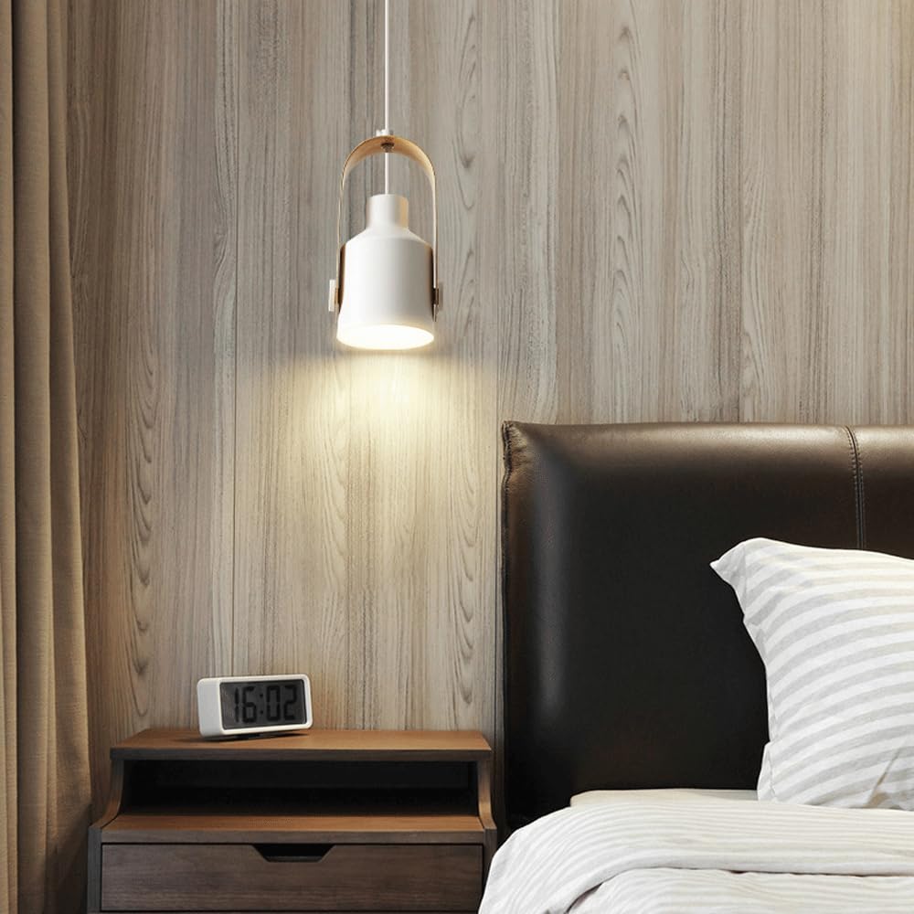 Valentina Modern Metal LED Pendant Light White Green Black Bedroom - Neutral Decor