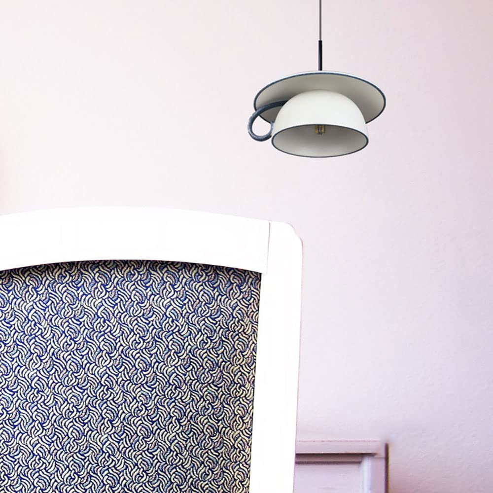 Valentina Nordic Cup Ceramic LED Pendant Light Bedroom - Neutral Decor