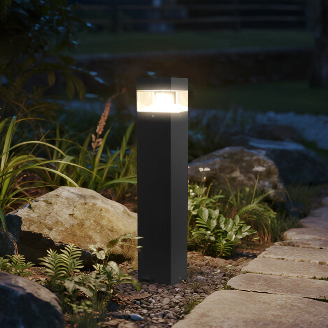 Elsiyy Minimalist Nordic Outdoor Lawn Pole Light