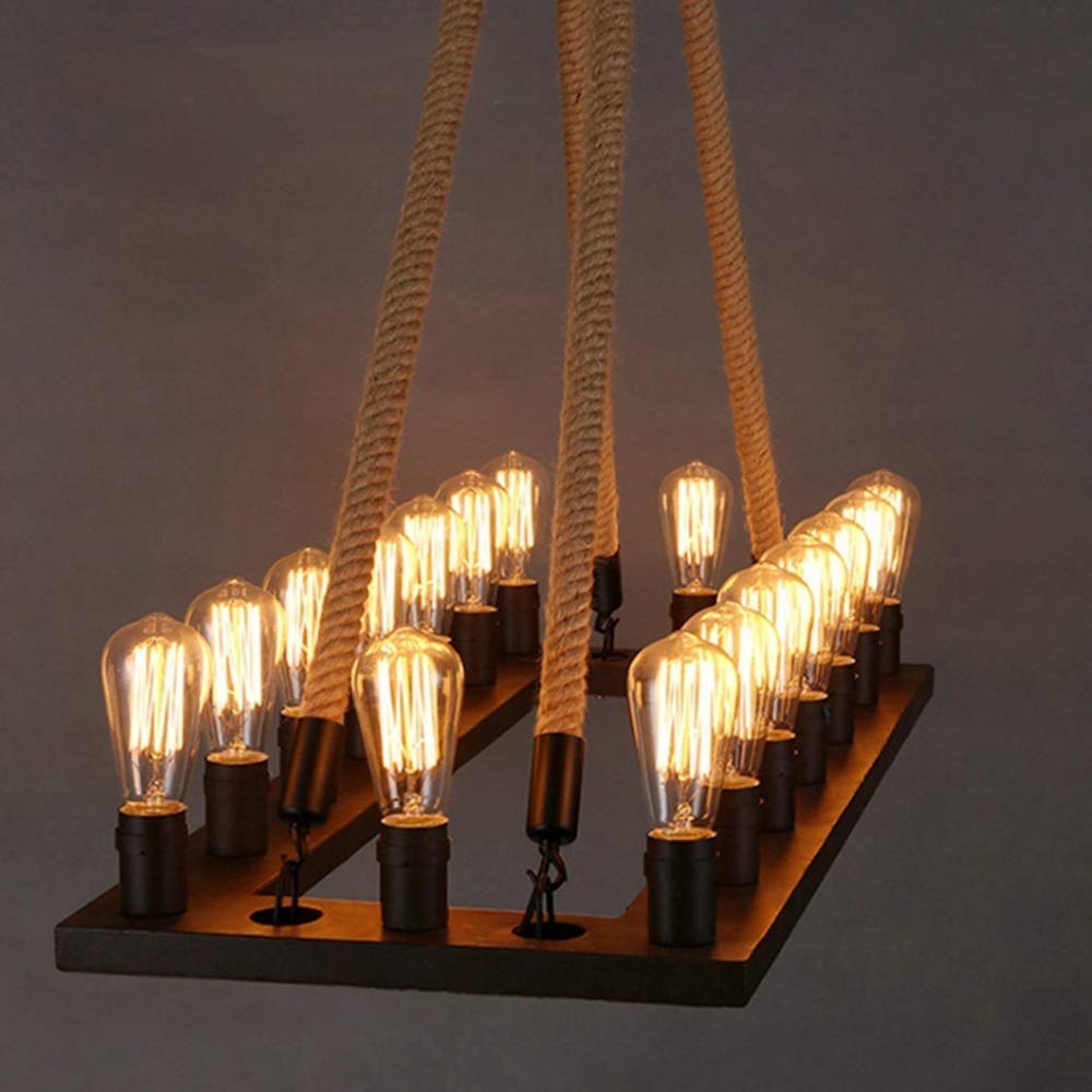 Epoch Design LED Vintage Industrial Pendant Light Metal Restaurant Bar - Neutral Decor