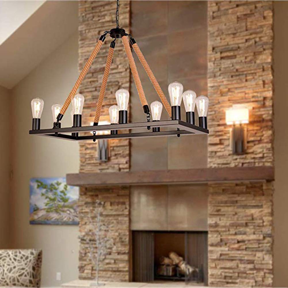 Epoch Design LED Vintage Industrial Pendant Light Metal Restaurant Bar - Neutral Decor