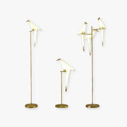Clifford Nordic Bird Table /Floor Lamp, Gold, 1/2/3 Light - Neutral Decor