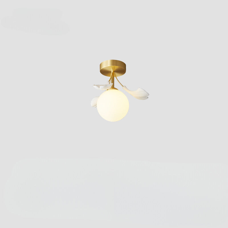Olivia Luxury Minimalist Chandelier Creative Leaf Glass Living Room - Neutral Decor