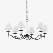 Aurora Chandelier Curved Arms Vintage-Neutral Decor