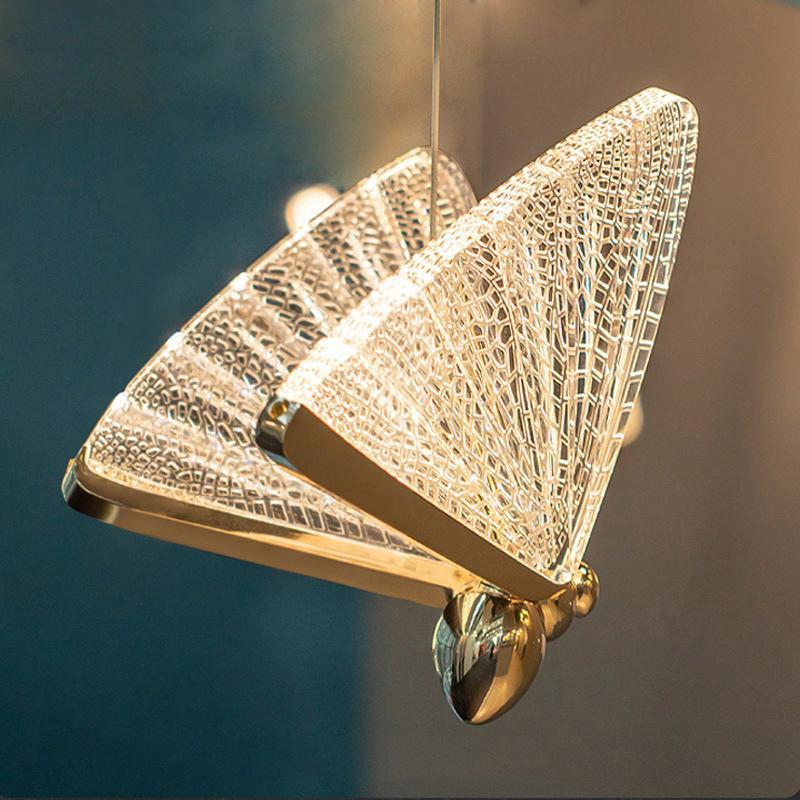 Arisha Art Deco Butterfly Pendant Light, 2 Color - Neutral Decor