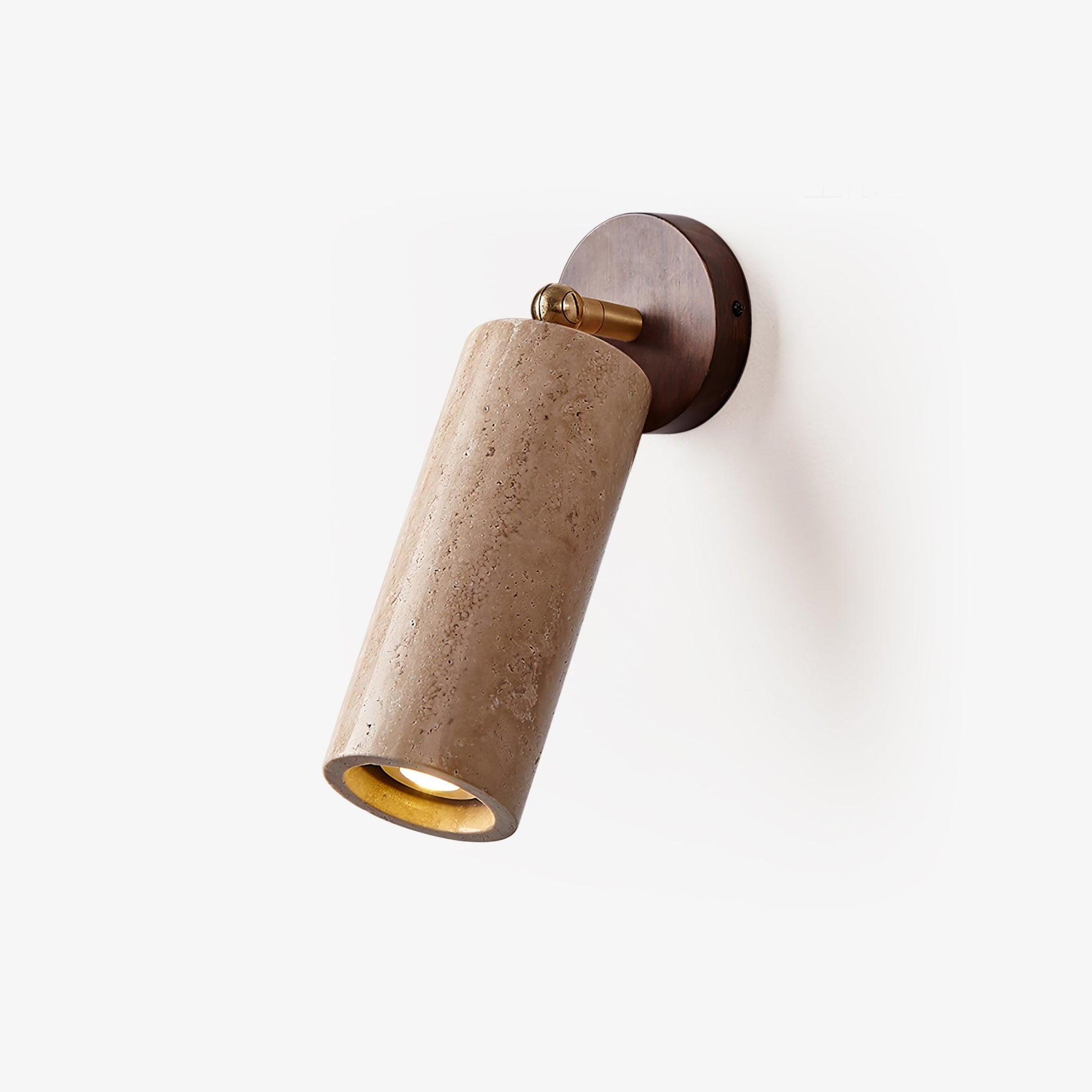 Kalem Minimalist Travertine Wall Light-Neutral Decor