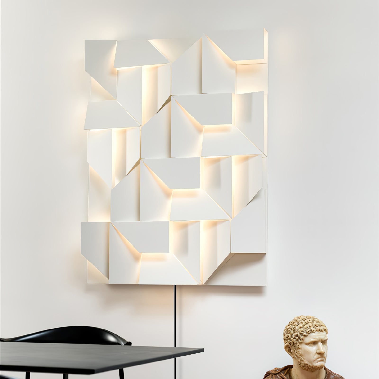 Arthaen Shadows Grand Sconce Wall lamp-Neutral Decor
