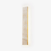 Ralem Slim Rectangle Travertine Wall Light-Neutral Decor